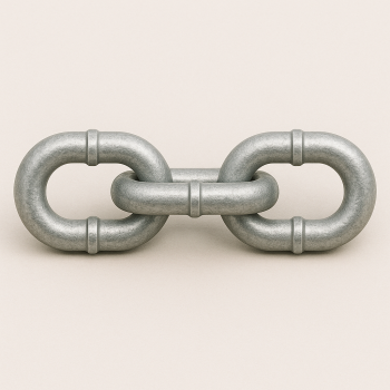 Цепь круглозвенная с буртиком Б2-5х21 в наличии в Пскове