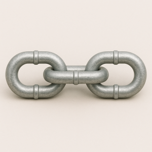 Цепь круглозвенная с буртиком Б2-6х24 в наличии в Пскове