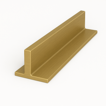 Латунный профиль Т-образный 13 мм Л63 в наличии в Пскове