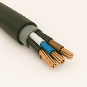 Кабель контрольный медный КРНБбГ 5х0,75 изолированный круглый в наличии в Пскове