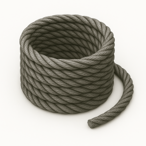 Канат тройной свивки ЛК-Р 11,5 мм ГОСТ 3089-80 в наличии в Пскове