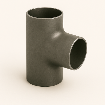 Стальной тройник бесшовный приварной равнопроходной ДУ 100 ГОСТ 17376-2001 в наличии в Пскове