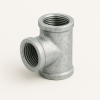 Тройник оцинкованный приварной ДУ 20