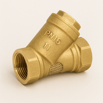 Латунный фильтр сетчатый резьбовой ДУ 15 РУ 20 ГОСТ 15527-2004 в наличии в Пскове