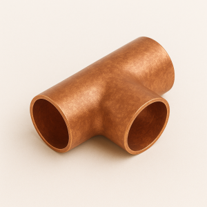 Тройник медный для высокотемпературной пайки 40 мм М1ф ГОСТ 32590-2013 в наличии в Пскове