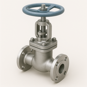 Задвижка нержавеющая фланцевая Ду 100 Ру 16 в наличии в Пскове