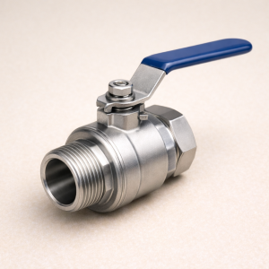 Кран шаровой из 3-х частей S-S AISI 316L 1 1/2" в наличии в Пскове