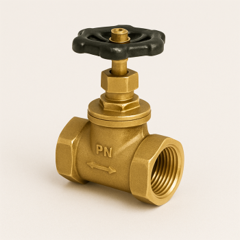 Клапан запорный латунный ДУ 32 РУ 16 15б3р в наличии в Пскове