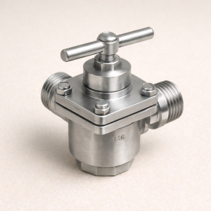 Кран пробковый 3-х ходовой ВР/ВР/ВР AISI 316L DN 25 в наличии в Пскове