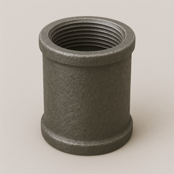 Чугунная муфта прямая короткая ДУ 50 (2 дюйма) ГОСТ 8954-75 оцинкованная в наличии в Пскове