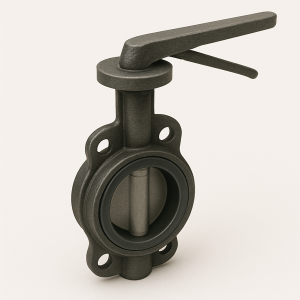 Затвор чугунный дисковый регулирующий ДУ 100 РУ 10 ГОСТ 25923-89 в наличии в Пскове